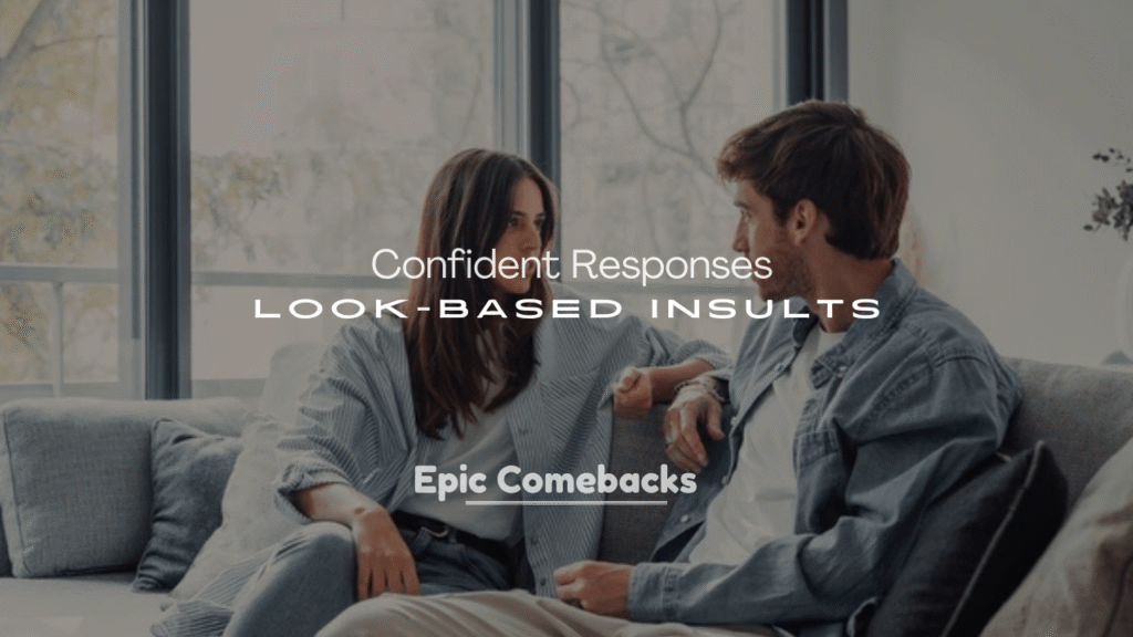 250+ Bold and Confident Responses to Look-Based Insults