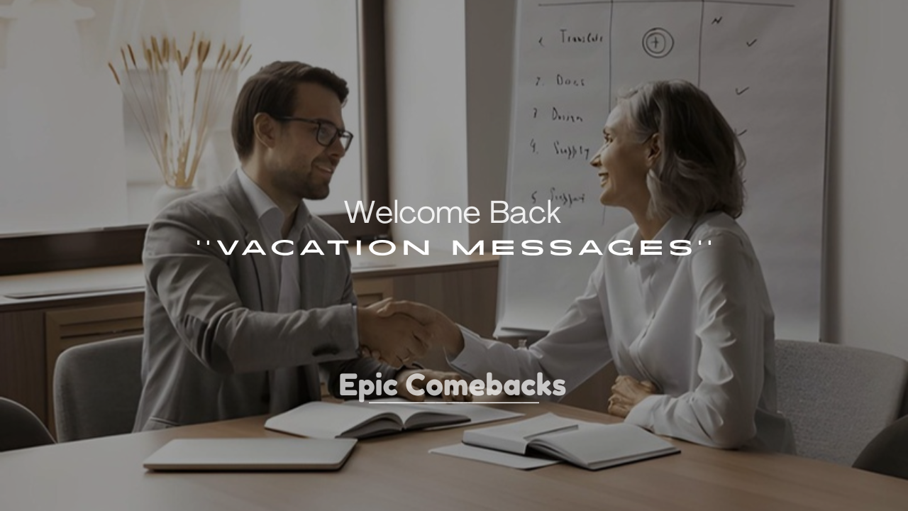 250+ Best Welcome Back Vacation Messages