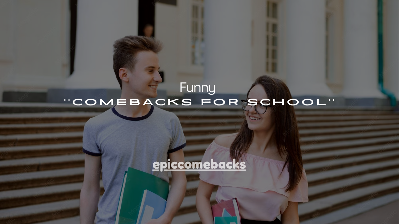 250+ Funny Comebacks for School