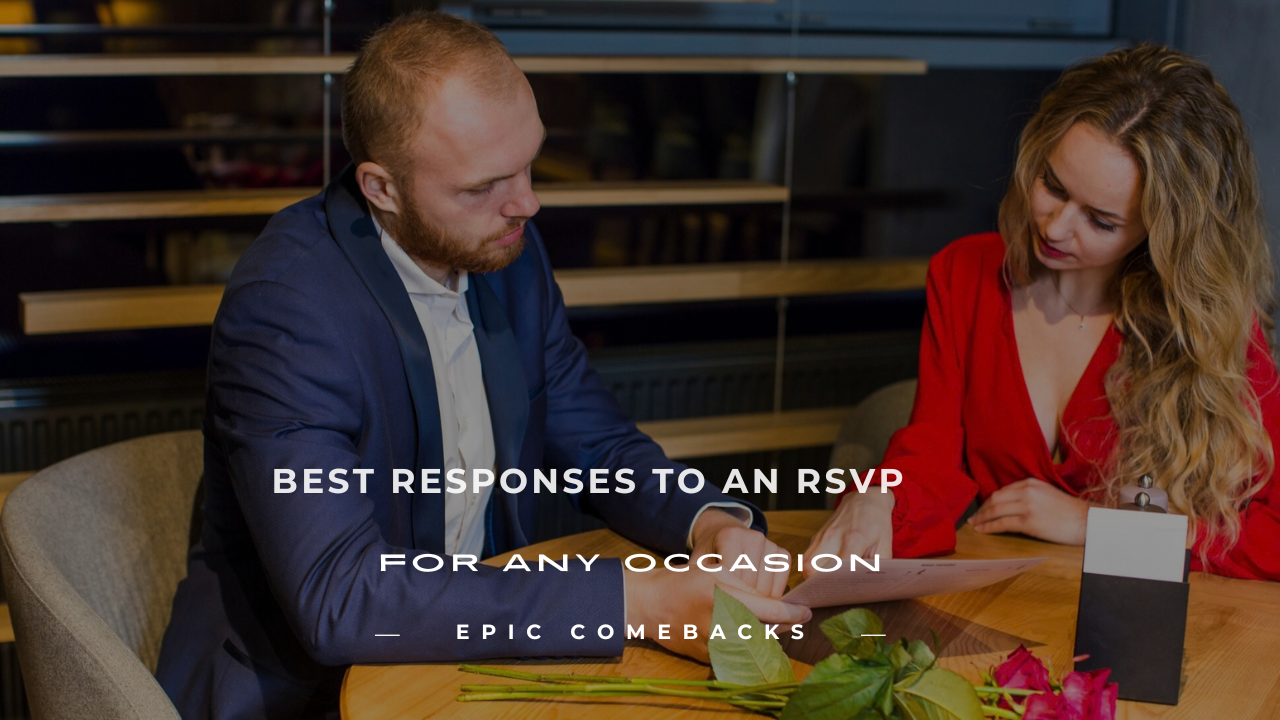 how do you respond to an rsvp