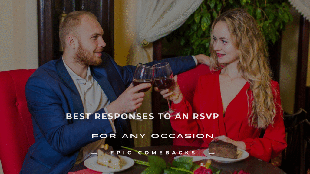 how do you respond to an rsvp
